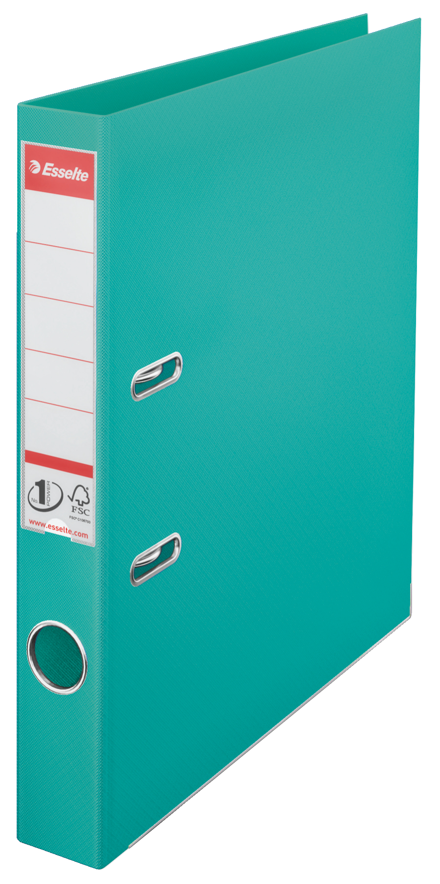 Bibliorafturi - Biblioraft plastifiat int-ext 5cm turcoaz nr1 power esselte