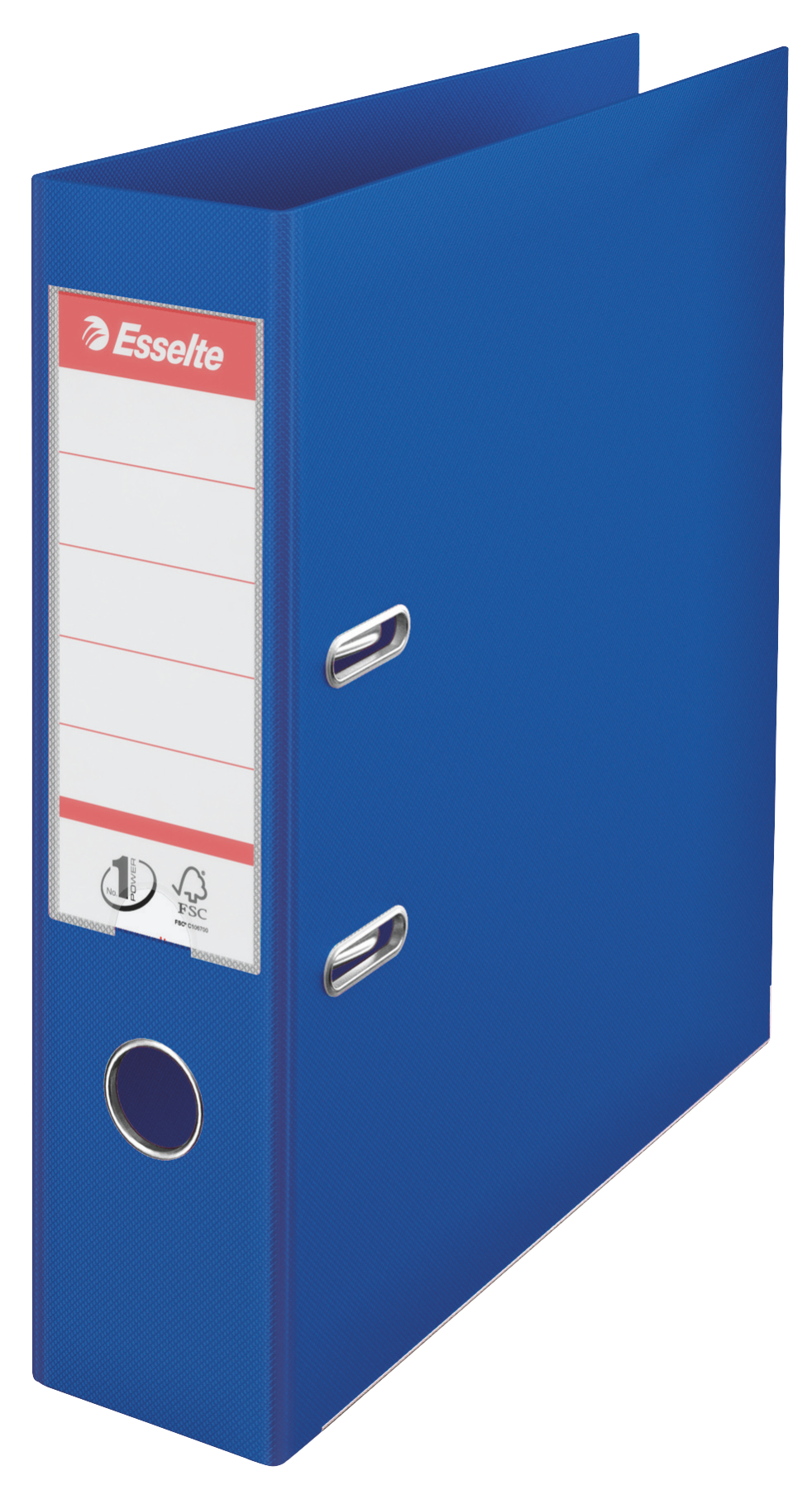 Bibliorafturi - Biblioraft plastifiat int-ext 7.5cm albastru nr1 power esselte