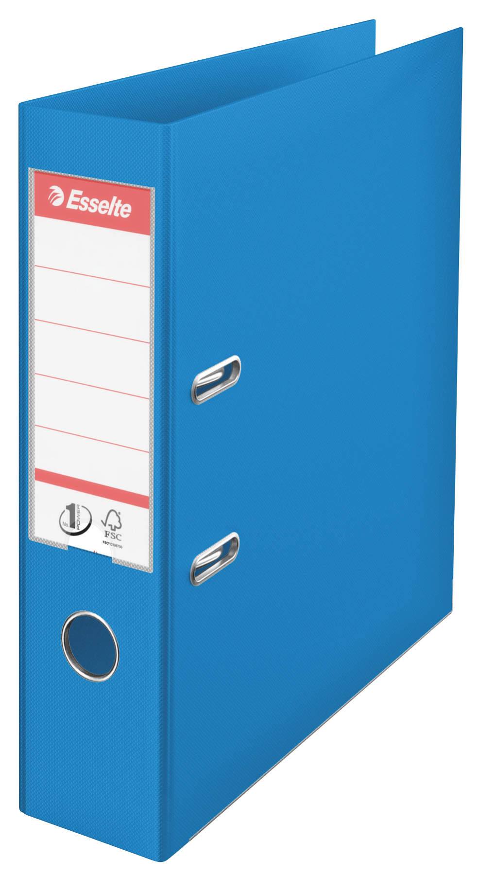 Bibliorafturi - Biblioraft plastifiat int-ext 7.5cm albastru vivida nr1 esselte