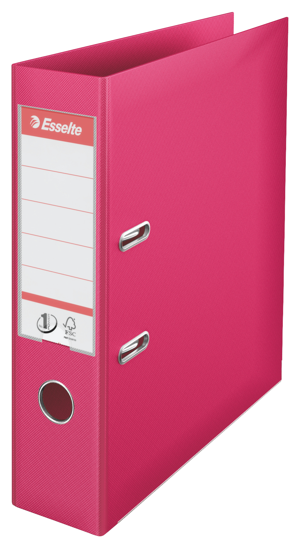 Bibliorafturi - Biblioraft plastifiat int-ext 7.5cm magenta nr1 power esselte