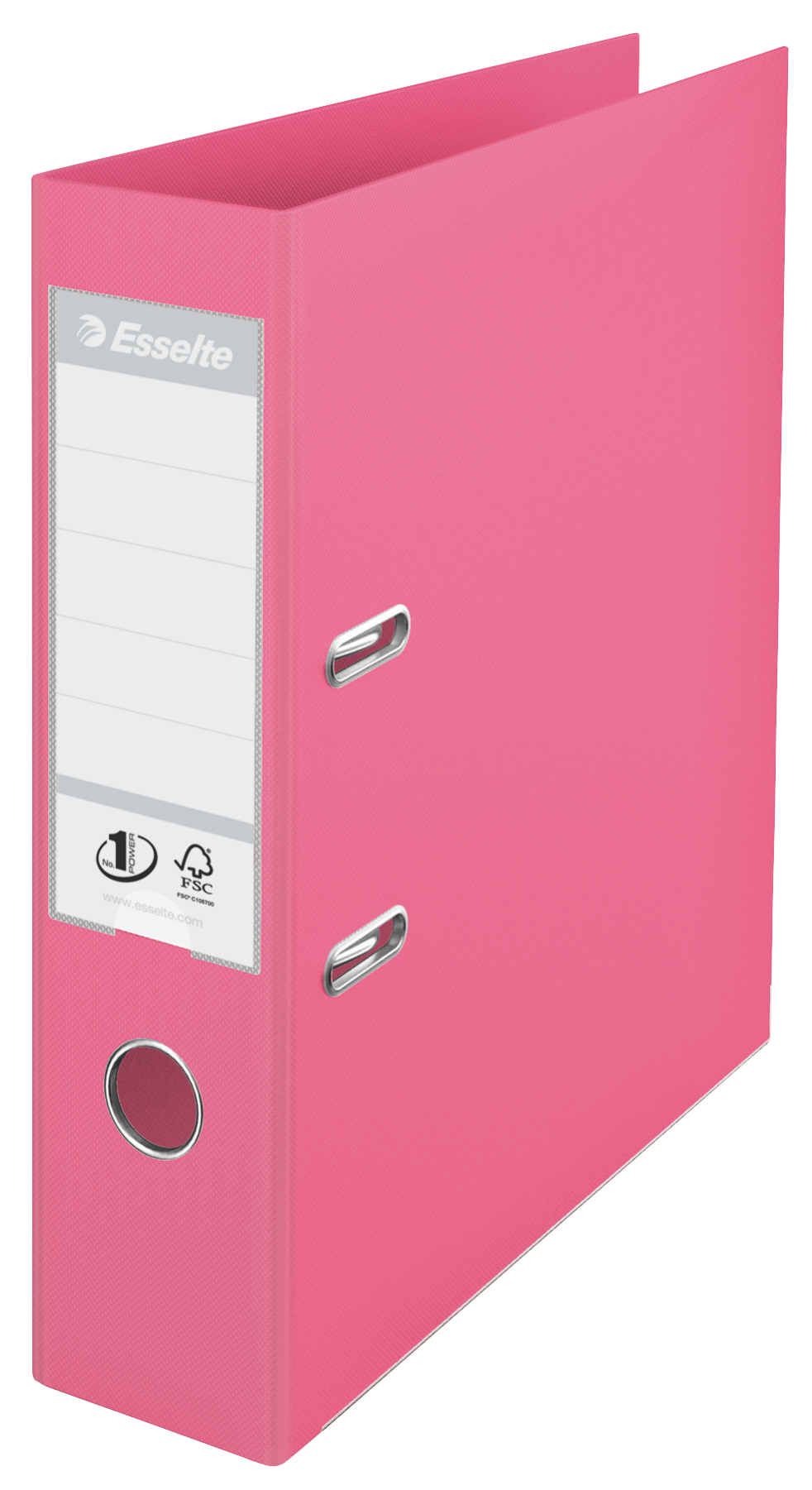 Bibliorafturi - Biblioraft plastifiat int-ext 7.5cm roz nr1 power esselte