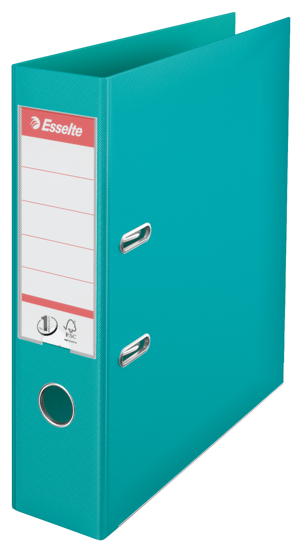 Bibliorafturi - Biblioraft plastifiat int-ext 7.5cm turcoaz nr1 power esselte