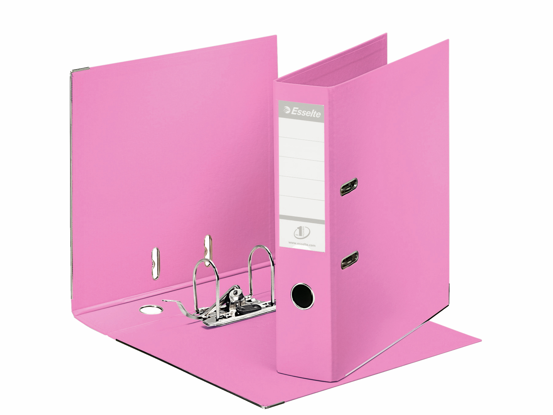 Biblioraft plastifiat int-ext 7.5cm violet nr1 power esselte [1]