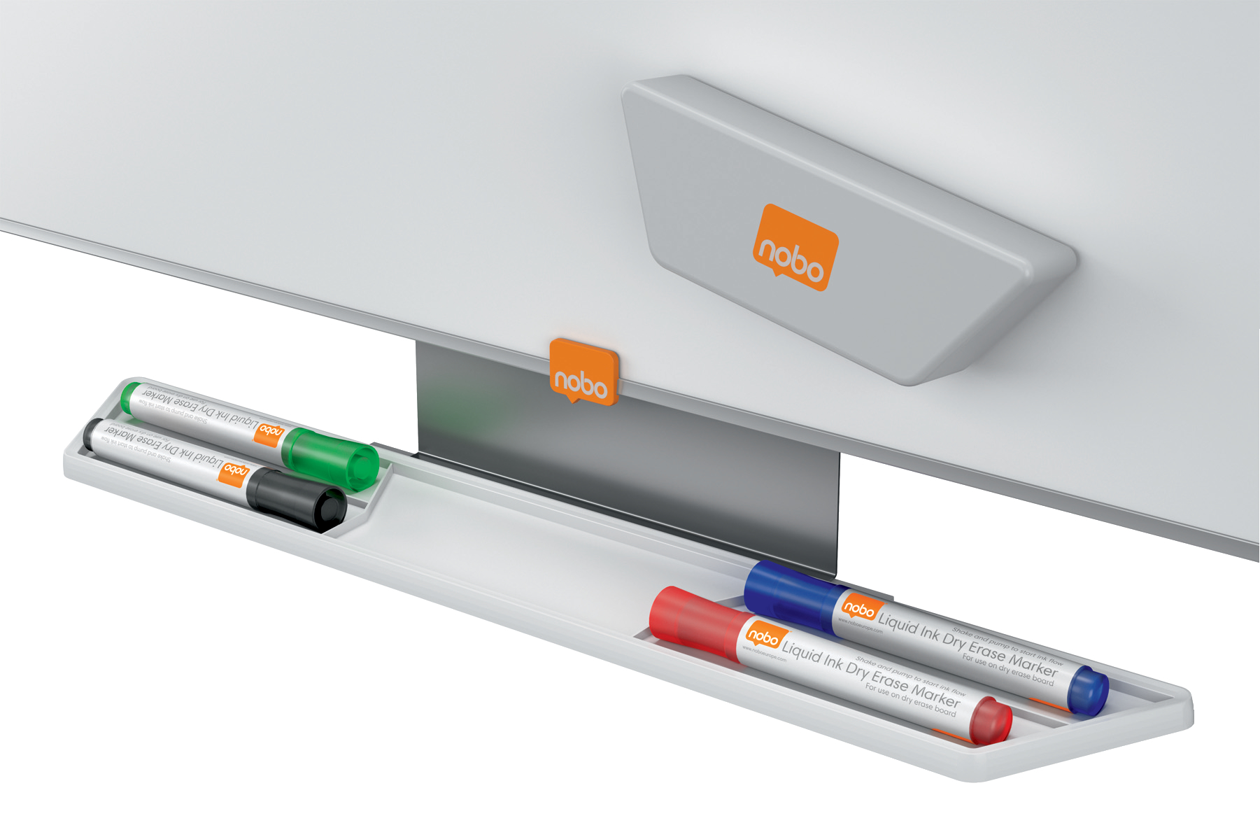 Burete magnetic whiteboard cu rezerve detasabile alb nobo [2]