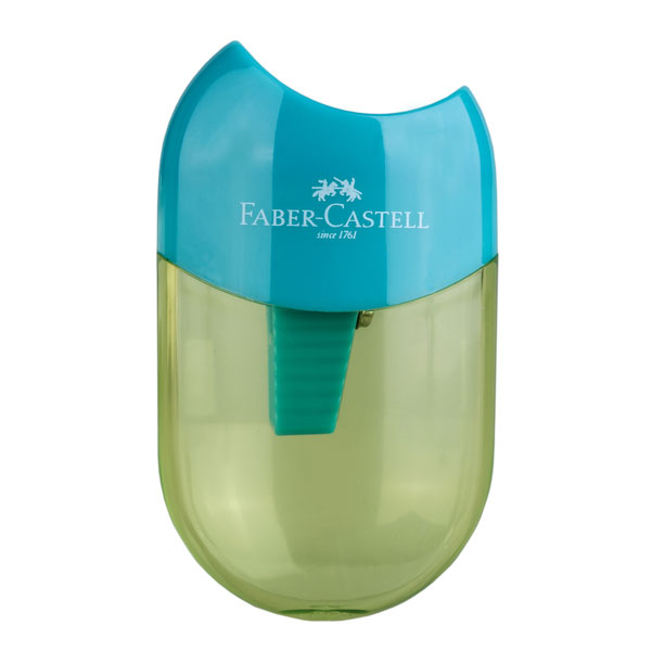 Faber-Castell Ascutitoare Plastic Simpla Cu Container Apple Trend 2019 Faber