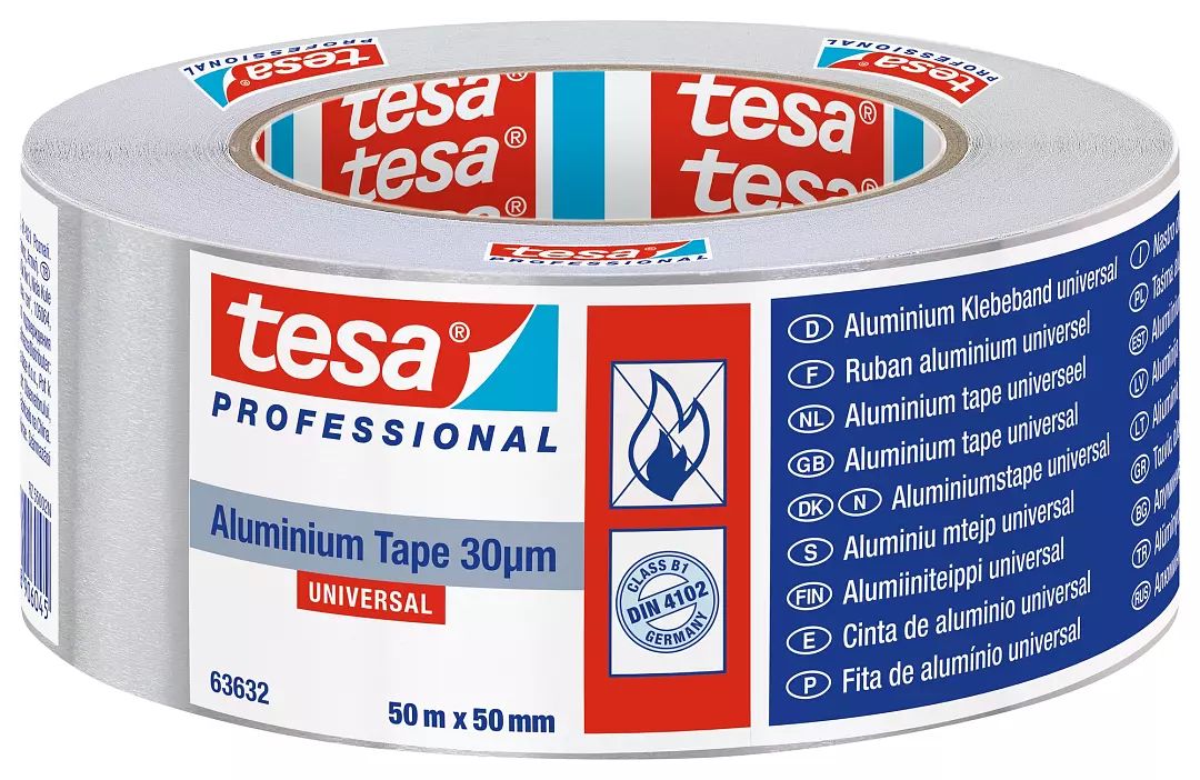 Ambalare și etichetareBenzi adezive și accesorii - Banda adeziva din aluminiu 50m*50mm tesa