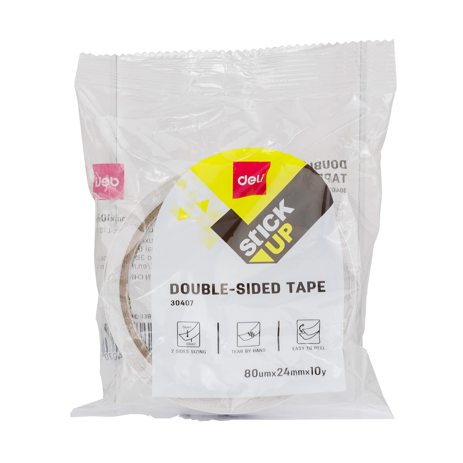 Banda dublu adeziva alba 10y*24mm deli [2]