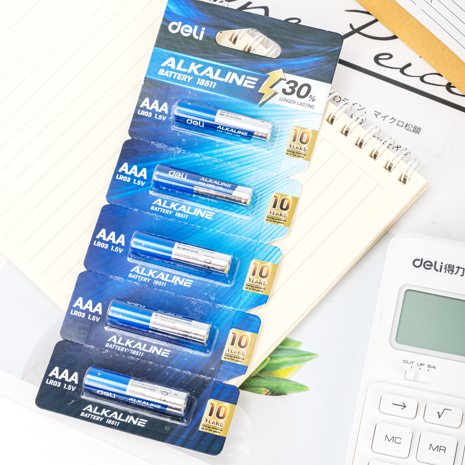 Baterii r3(aaa) alcaline blister 1 buc deli [2]
