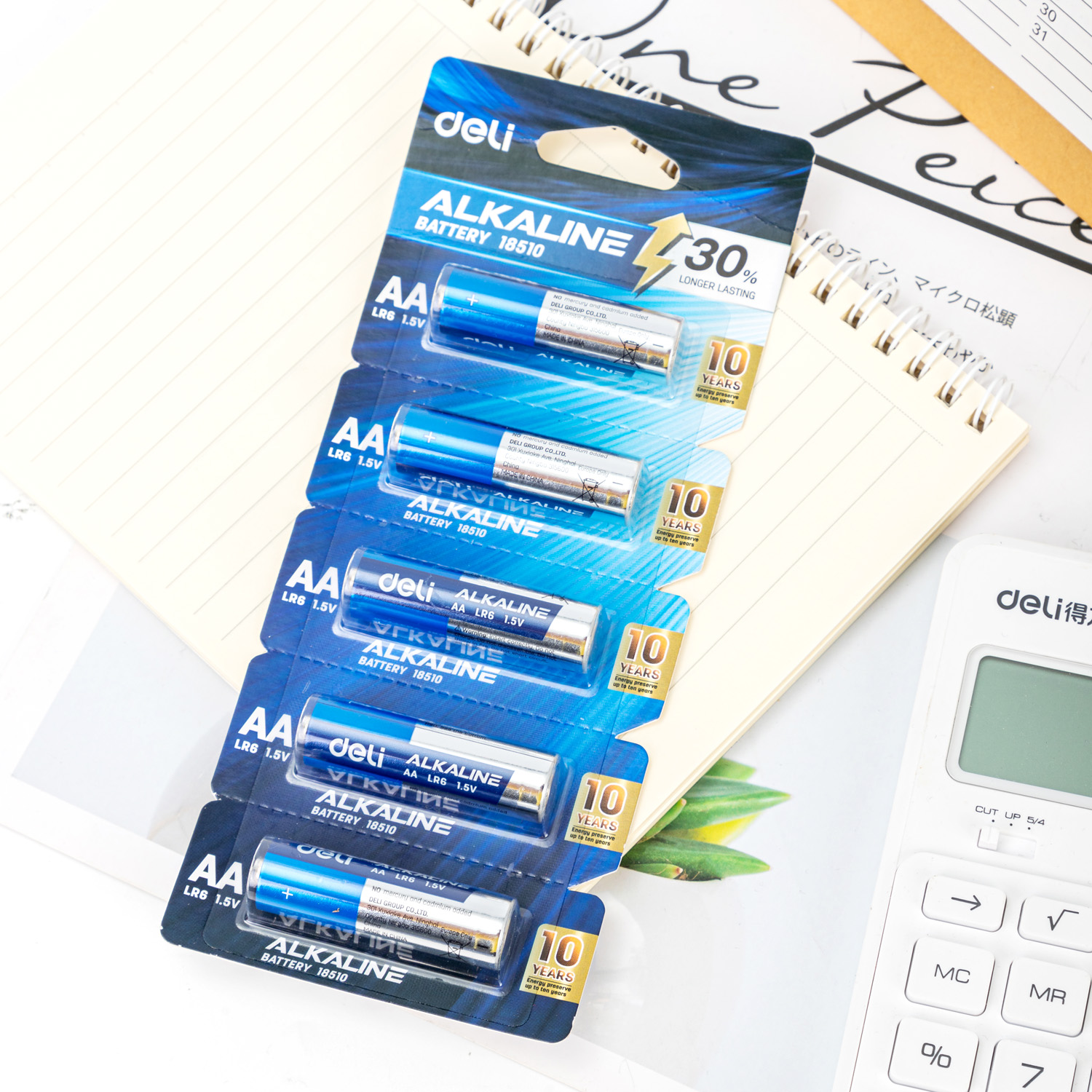 Baterii r6(aa) alcaline blister 1 buc deli [2]