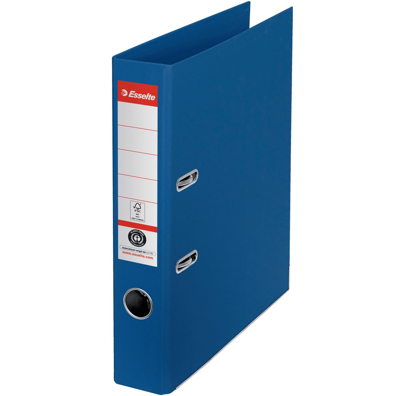 Biblioraft Carton Reciclat 5CM Albastru NR1 Power Fsc Esselte