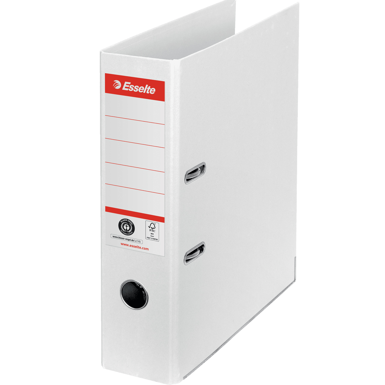 Biblioraft Carton Reciclat 7.5CM Alb NR1 Power Fsc Esselte