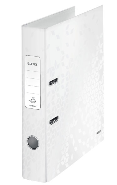 Biblioraft Plastifiat 5.2 Cm Alb Metalizat Wow Leitz
