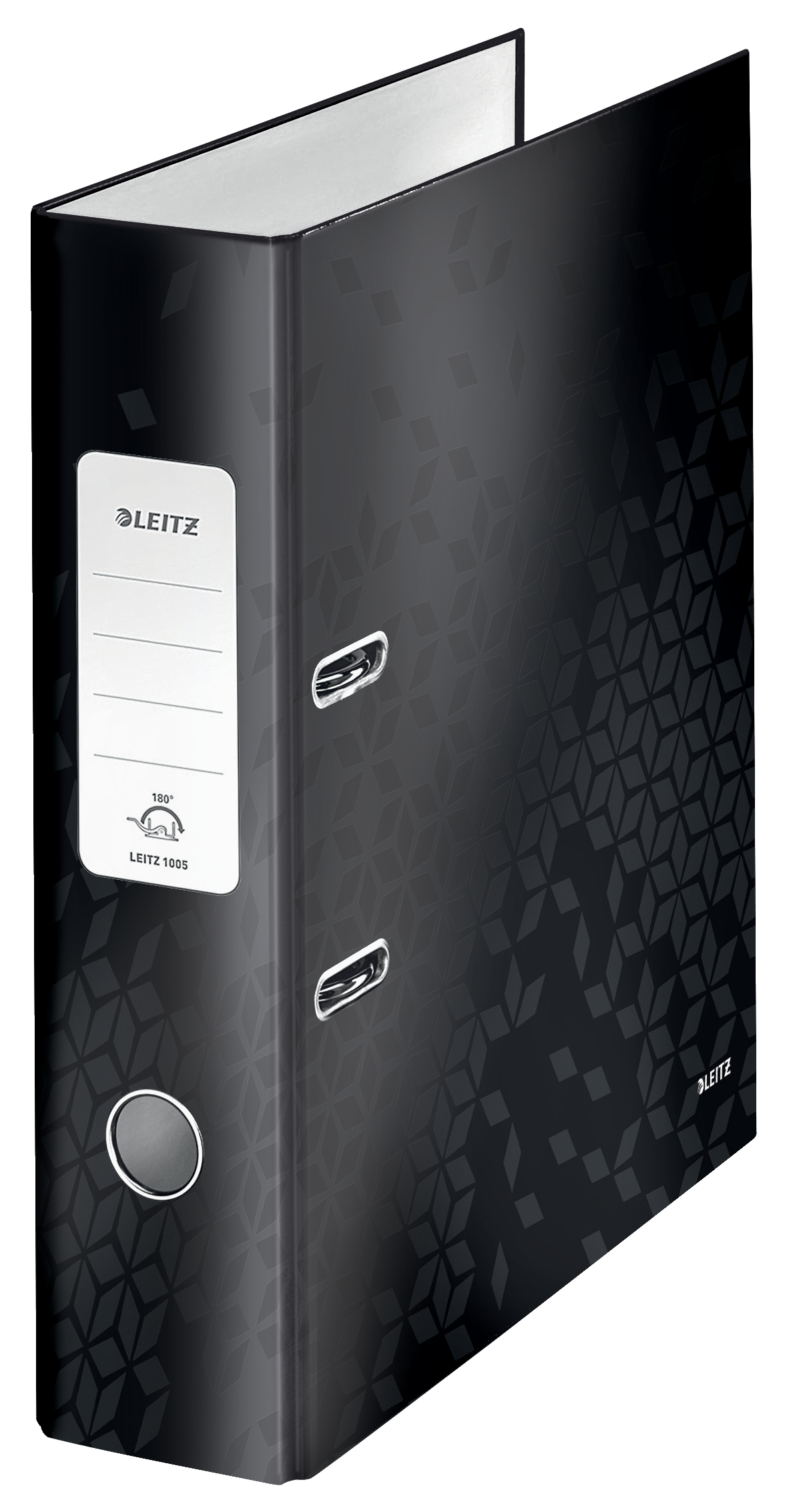 Biblioraft Plastifiat 8CM 180GRADE Negru Wow Leitz