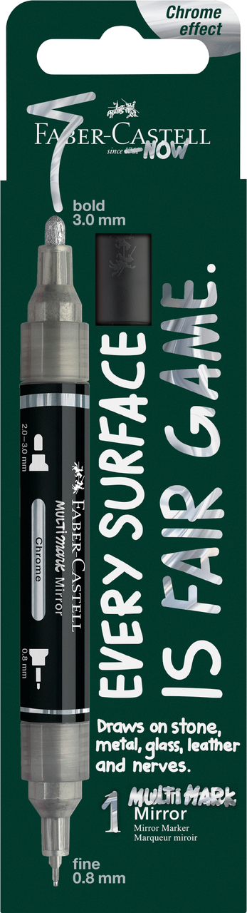 Blister Marker Acrilic Multimark Cul. 551 Efect Oglinda Faber-castell