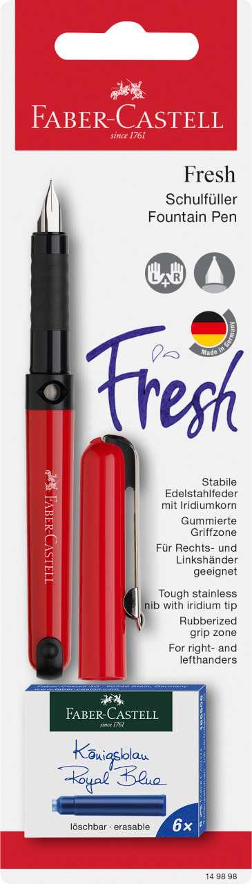 Blister stilou scolar vario + 6 cartuse faber-castell [2]
