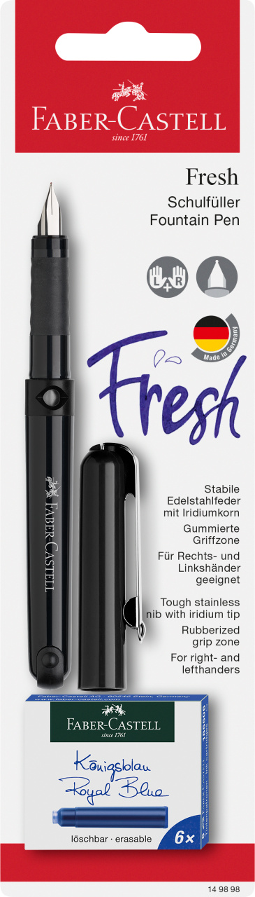 Blister stilou scolar vario + 6 cartuse faber-castell [3]