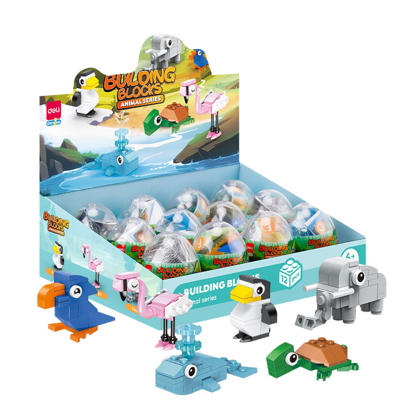 Blocuri constructii tip lego model animale asortate deli
