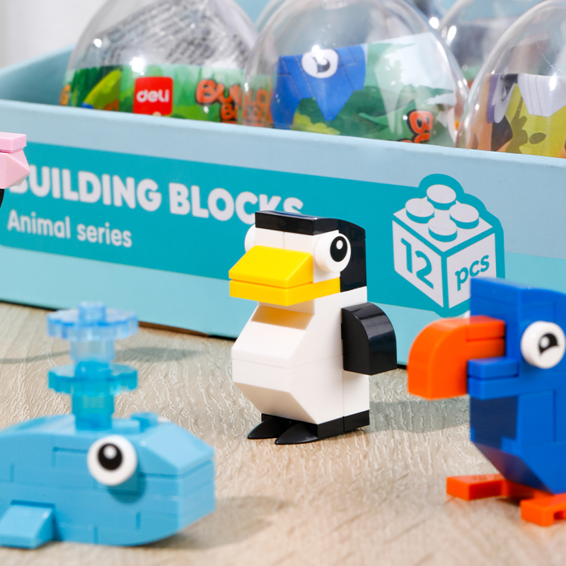 Blocuri constructii tip lego model animale asortate deli [4]