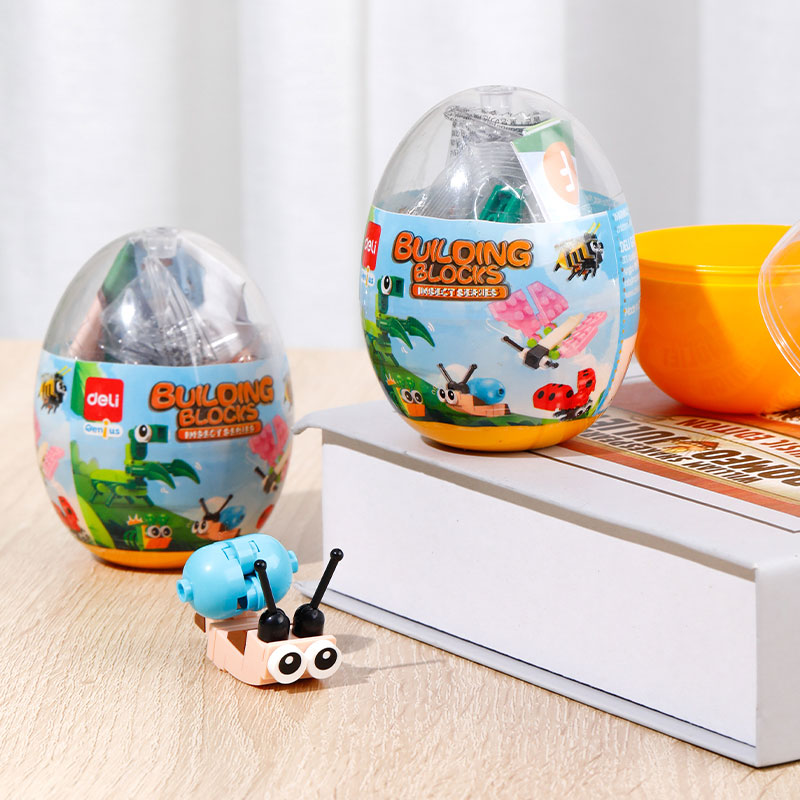Blocuri constructii tip lego model insecte asortate deli [4]