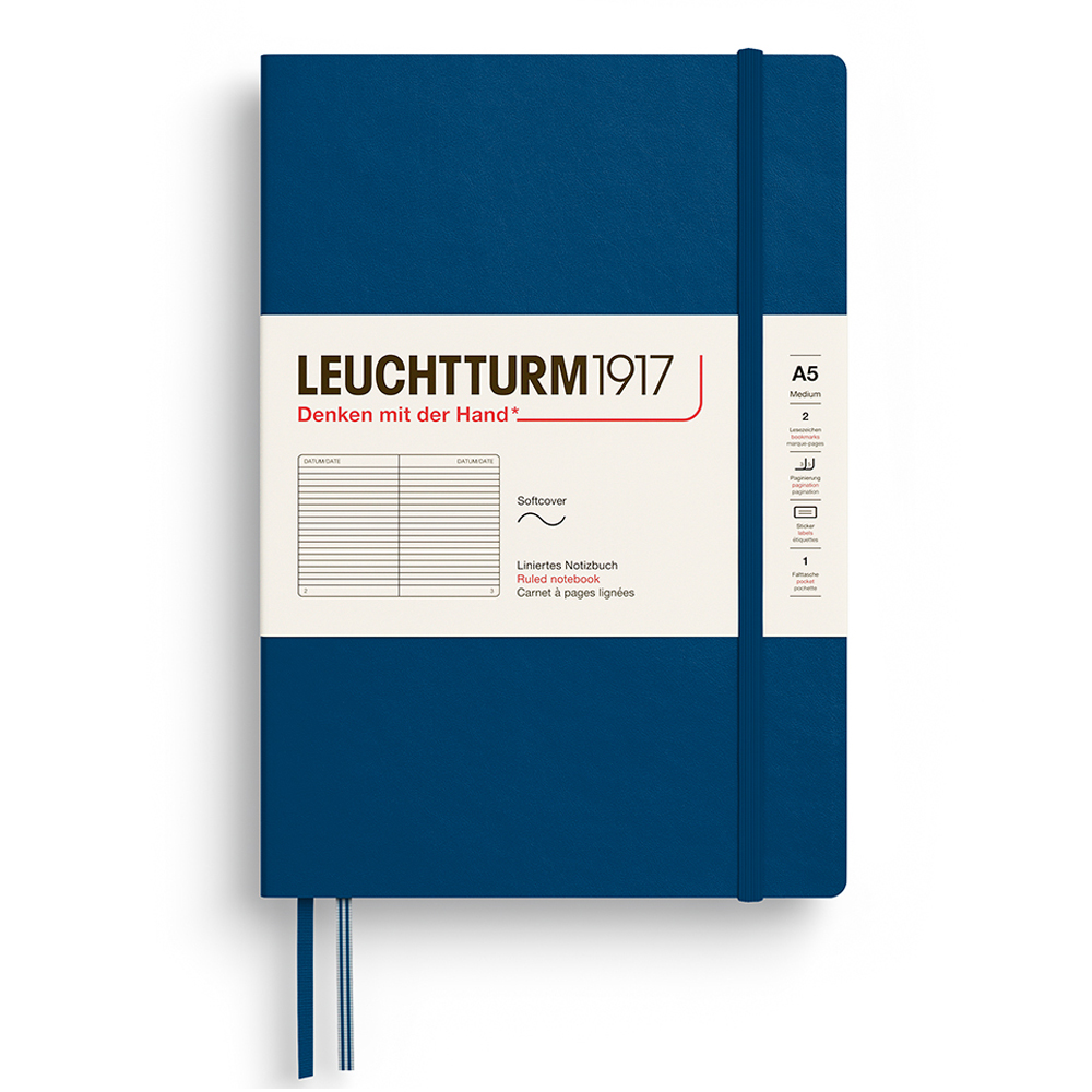 Caiet A5 Dictando Coperta Flexibila Indigo Leuchtturm