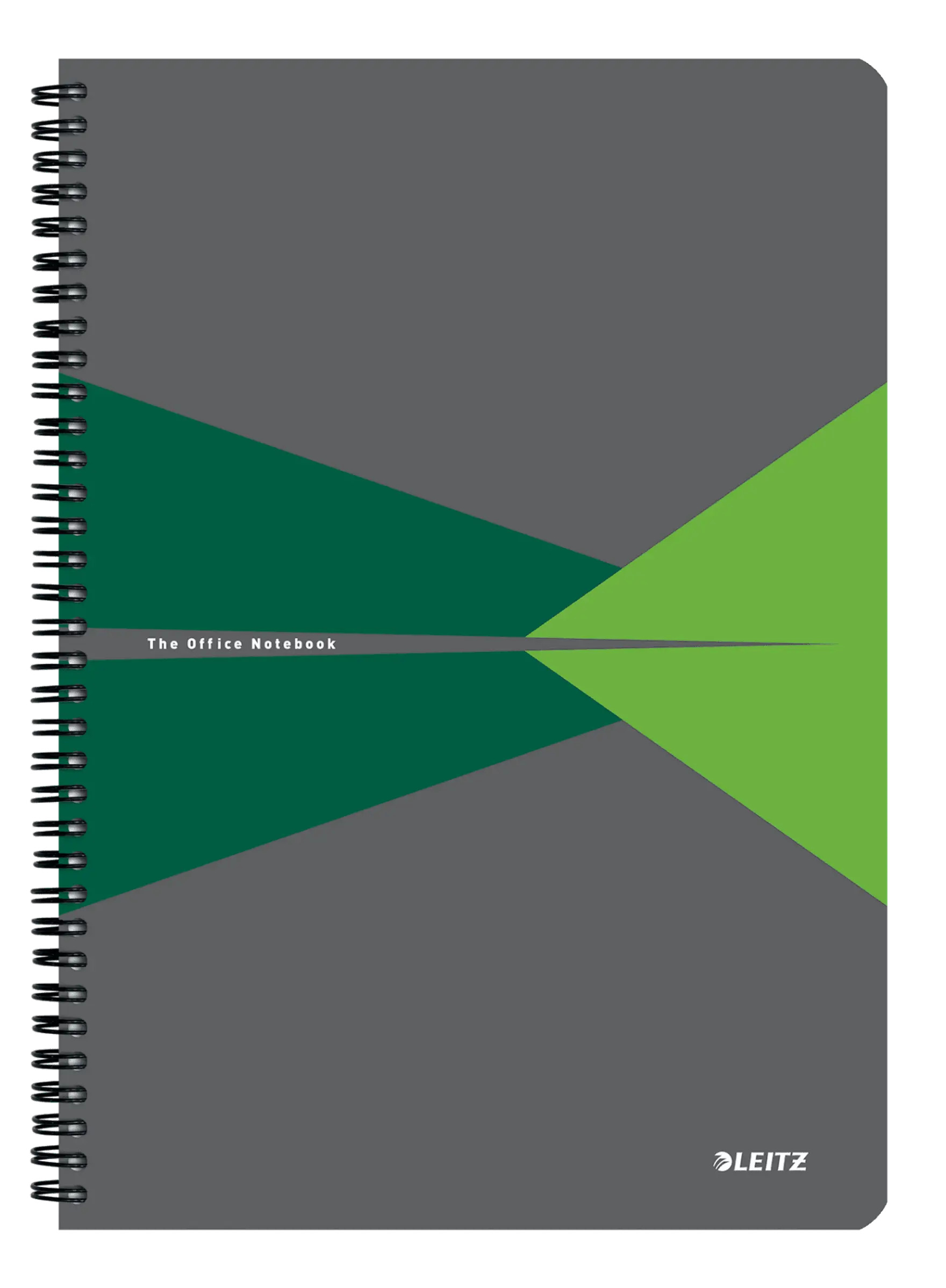 Caiet Birou Spira A5 Dictando Verde Coperta Pp Office Leitz