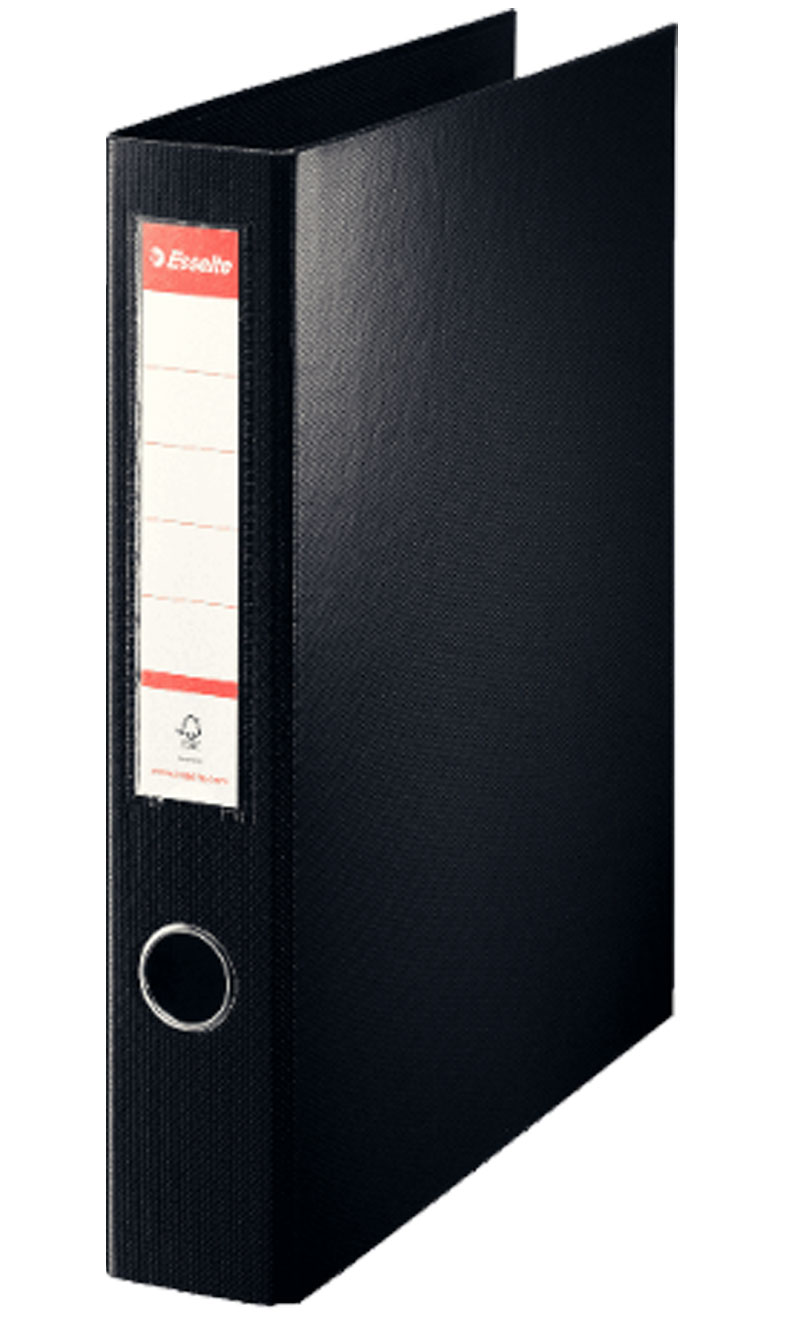 Caiet Mecanic A4 4 Inele 40MM/60MM Negru Jumbo Esselte