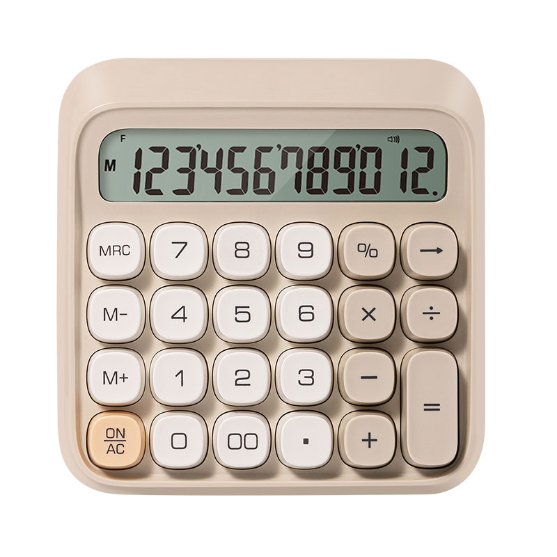 Calculator 12 Dig Retro M36 Gri Deli