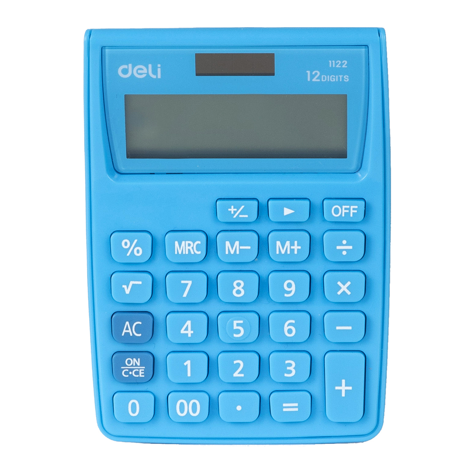 Calculator Buzunar 12DIG Alb-albastru 1122 Deli