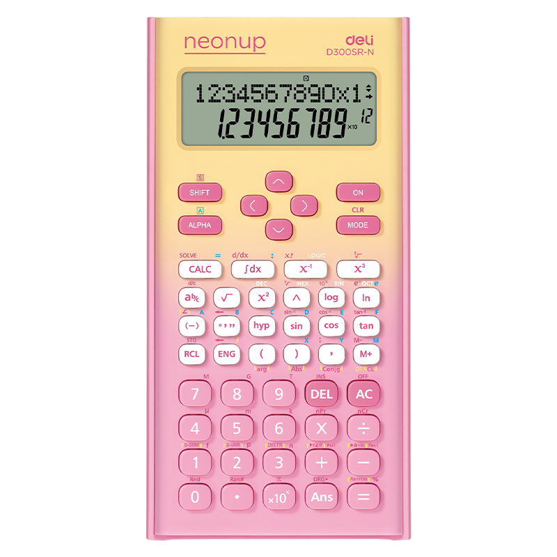 Calculator Stiintific 12DIG 300F Roz Degrade Deli