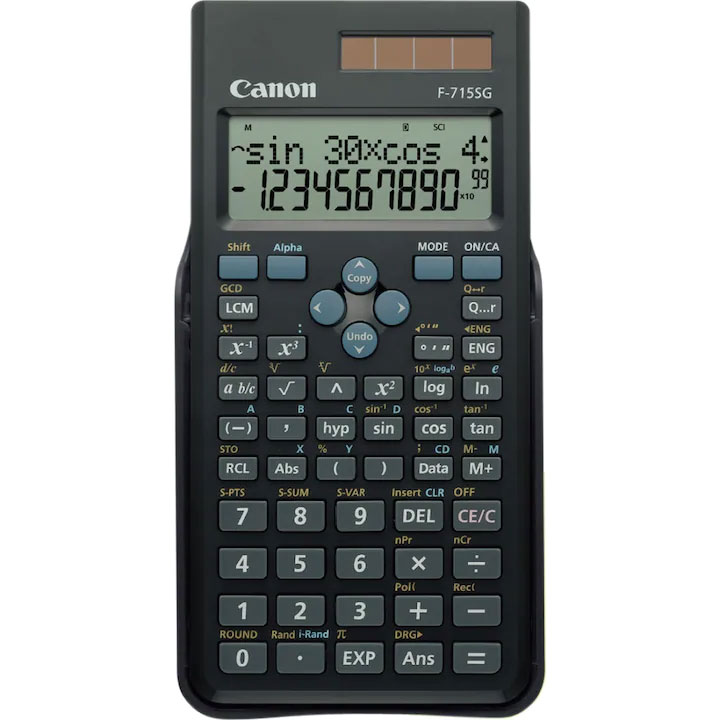 Calculator Stiintific 16DIG F715SGBK 250F Canon