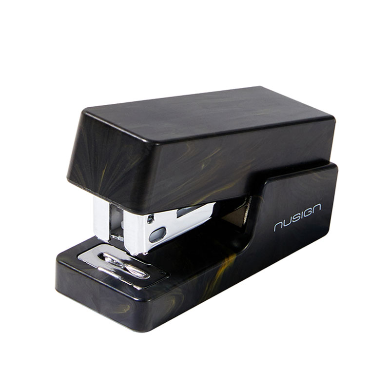 Capsator 12 Coli 24/6 Mini Negru Marmorat Nusign Deli