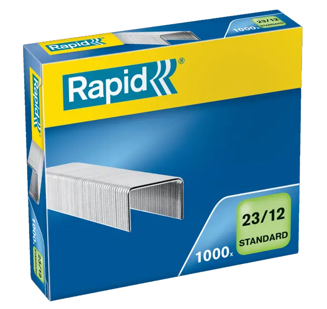 Capse 23/12 60-90 Coli 1000/Cut Standard Rapid