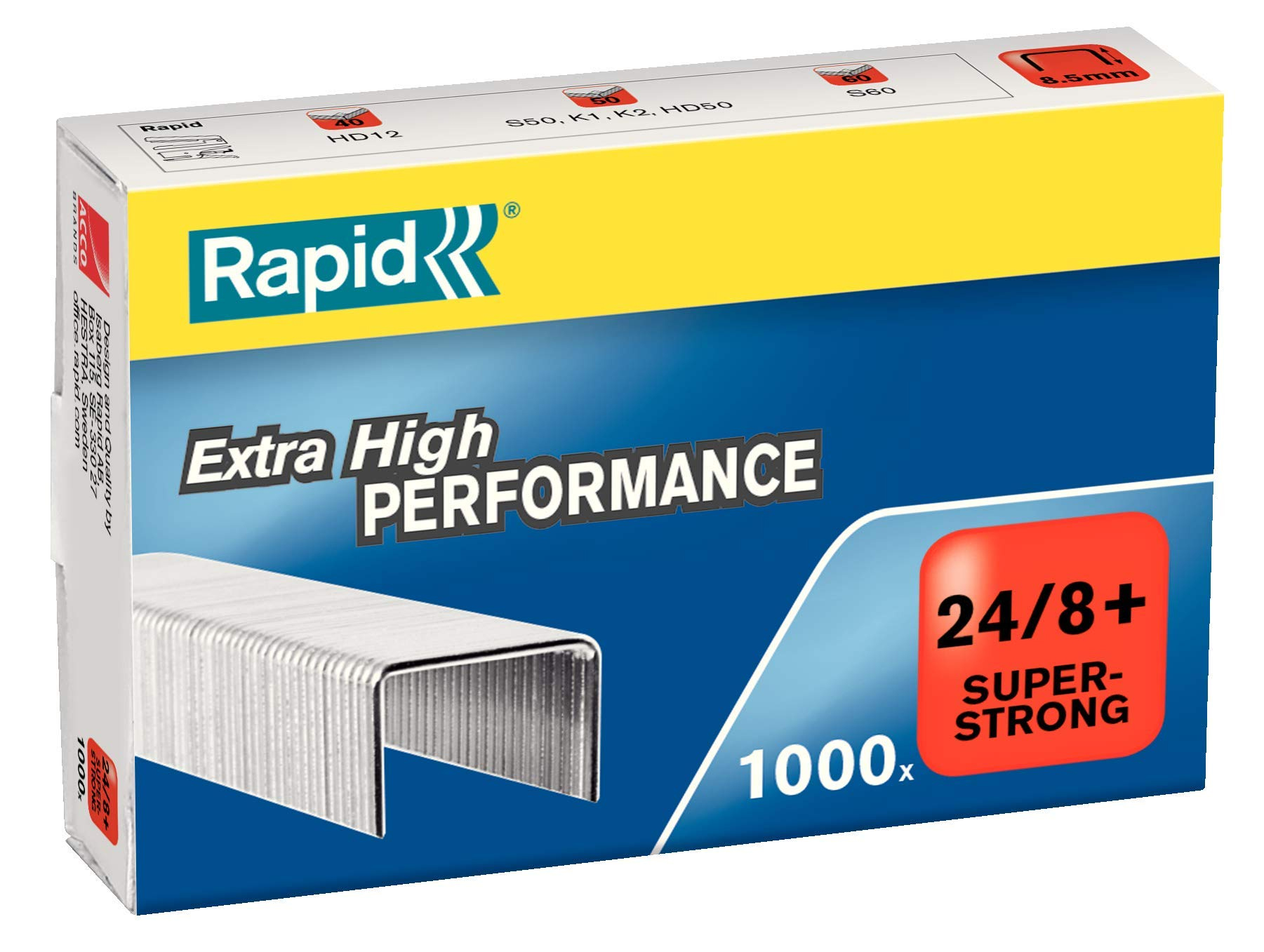 Capse 24/8+ 50 Coli 1000/Cut Superstrong Rapid