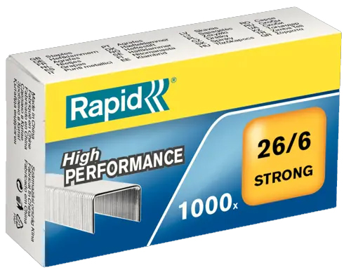 Capse 26/6 30 Coli 1000/Cut Strong Rapid
