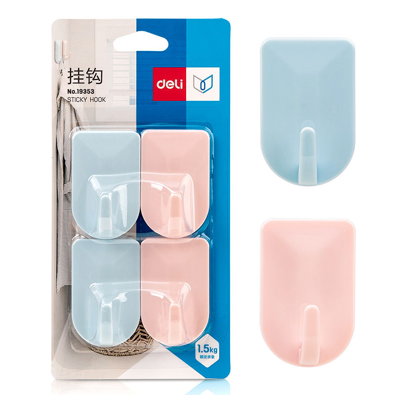 Carlig adeziv 1,5kg set 4 bucati color deli [1]