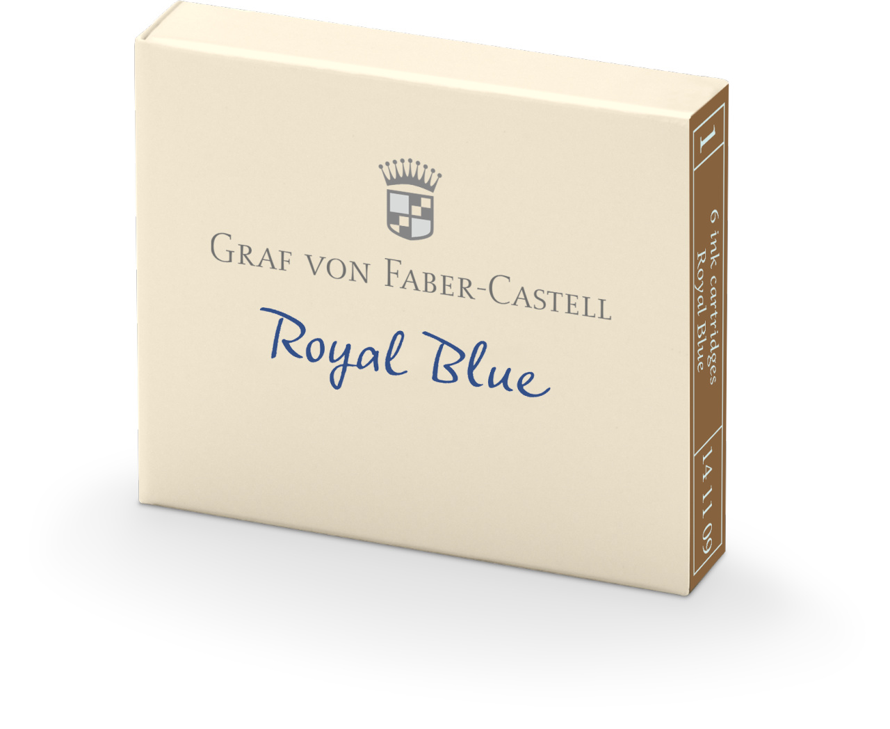 Graf von Faber-Castell Cartuse Cerneala Mici Albastru Royal 6 Buc/Cutie Graf Von Fc