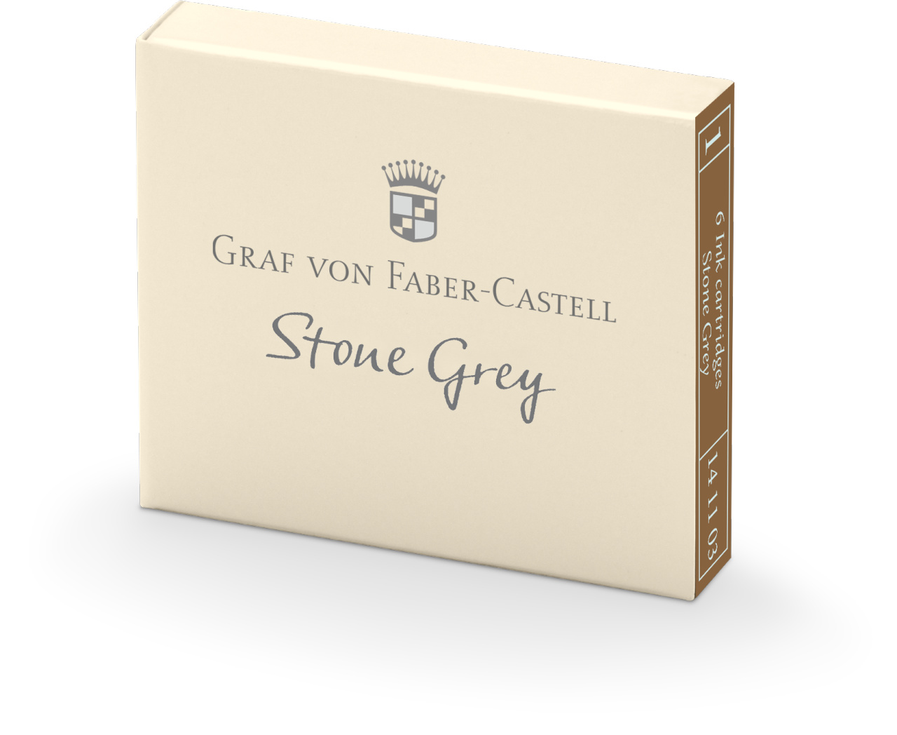 Graf von Faber-Castell Cartuse Cerneala Mici Gri 6 Buc/Cutie Graf Von Faber-castel