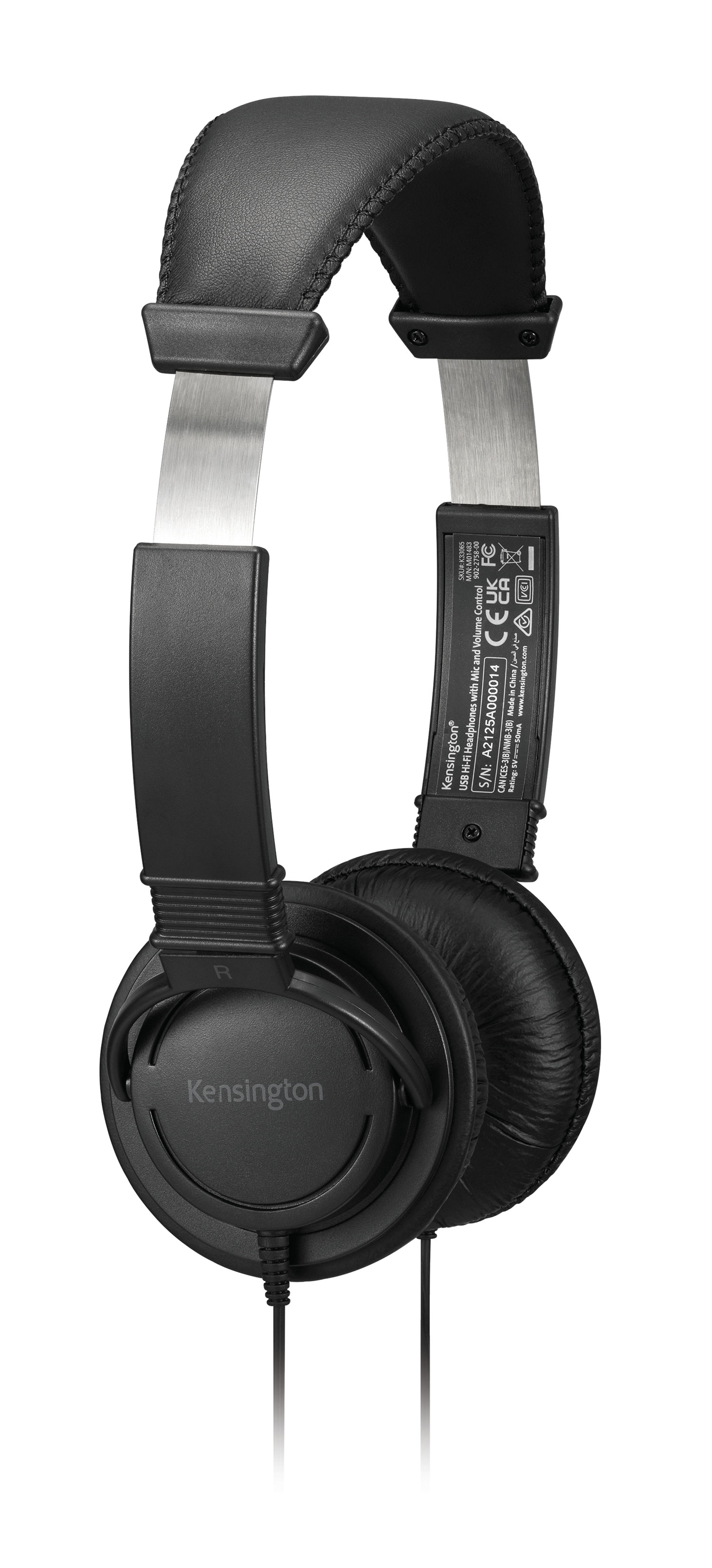 Casti Audio On-ear Cu Fir Cu Microfon Mufa Jack Kensington