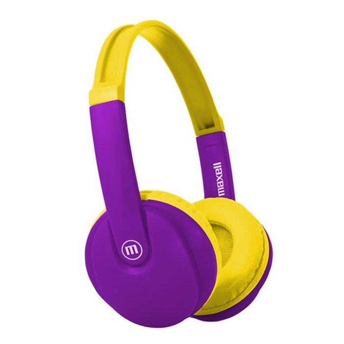 Casti Fara Fir Bluetooth HP-BT350 Kidz Violet/Galben Maxell