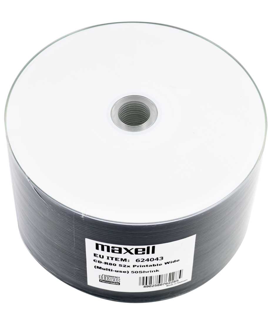 Cd-r Printabil 50/Set Maxell 700 MB 52X Shrink