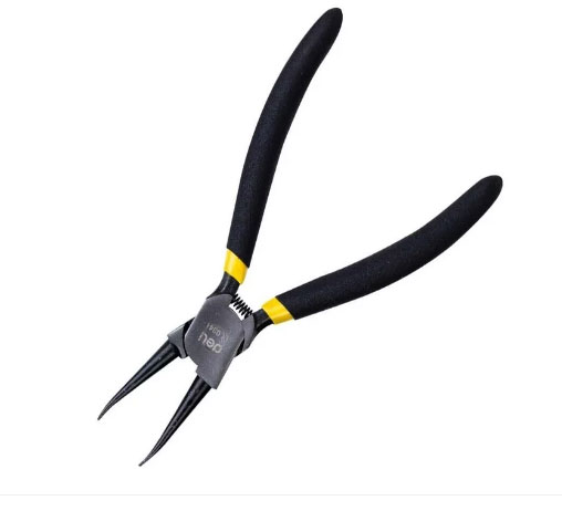 Cleste Cu Varf Subtire Pt Precizie 7 Inch Negru DL0341 Deli