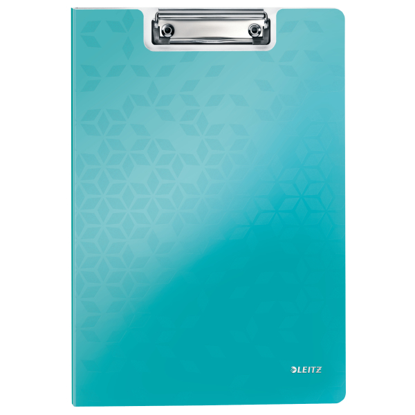 Clipboard Dublu Turcoaz Metalizat Wow Leitz