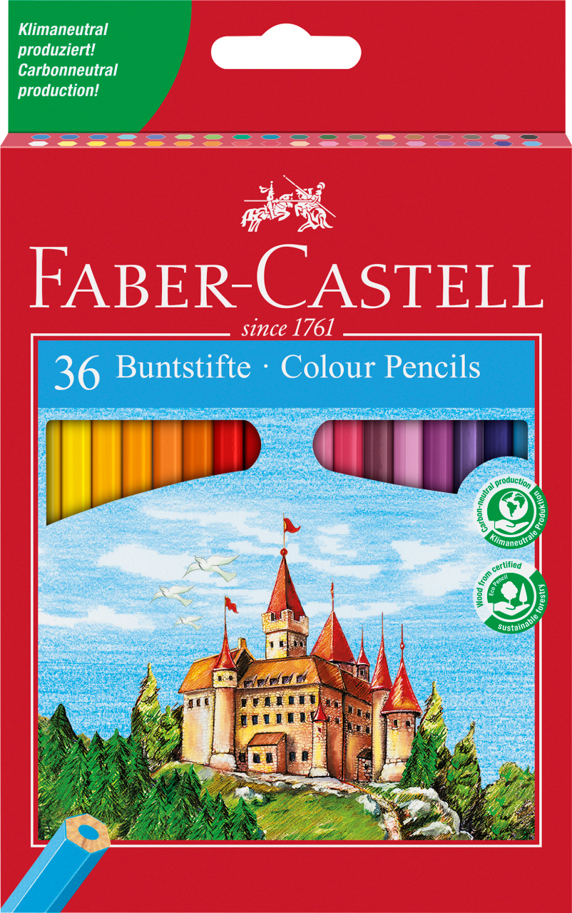 Creioane Colorate 36 Culori Faber-castell