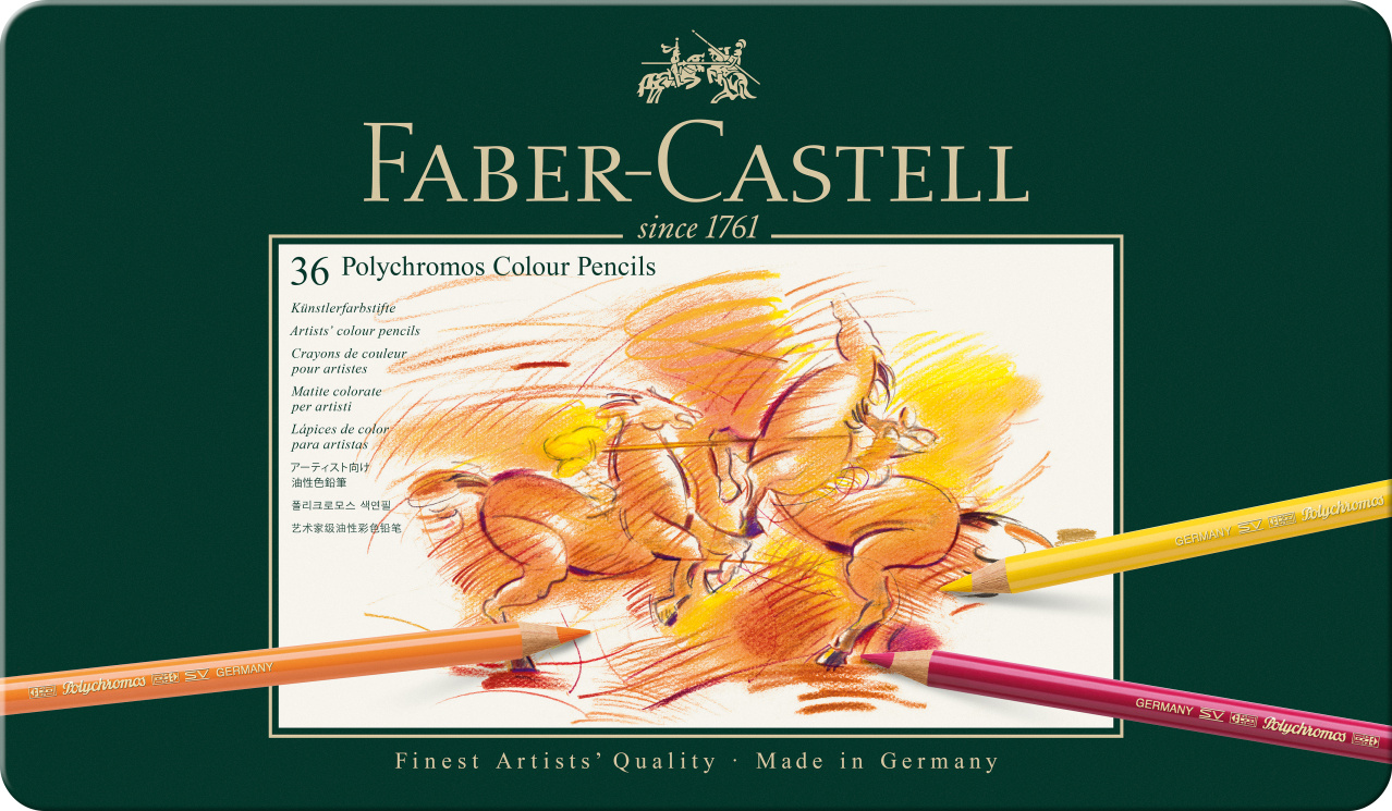Creioane Colorate 36 Culori Polychromos Faber-castell
