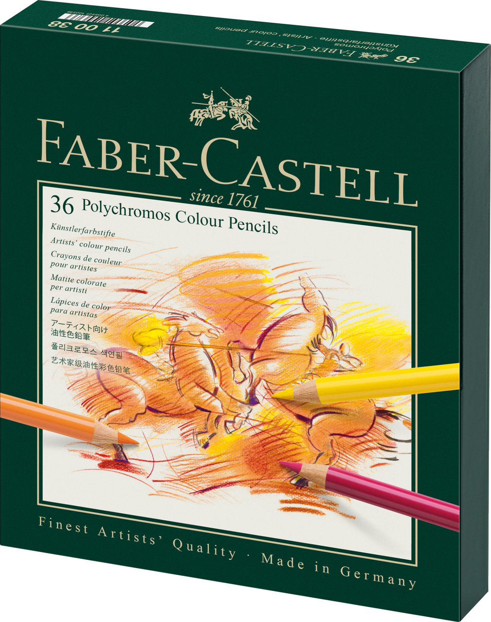 Creioane Colorate 36 Culori Studio Polychromos Faber-castell
