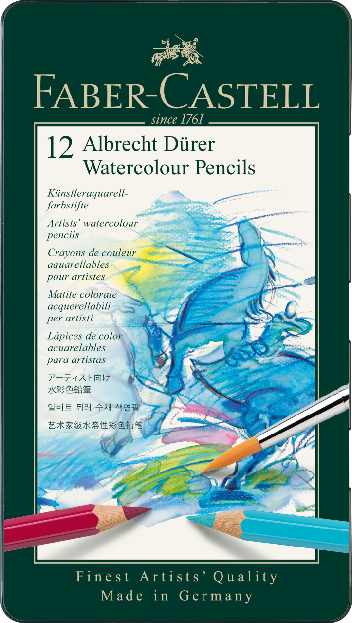 Creioane Colorate Acuarela 12 Culori A. Durer Faber-castell
