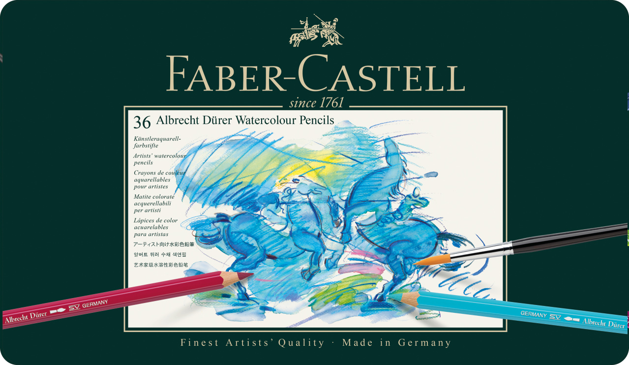 Creioane Colorate Acuarela 36 Culori A. Durer Faber-castell