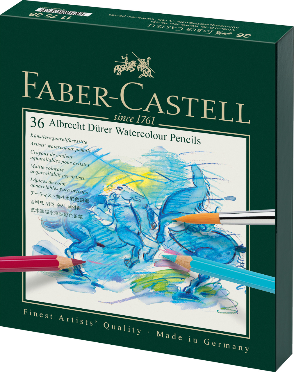 Creioane Colorate Acuarela 36 Culori Studio Durer Faber-castell