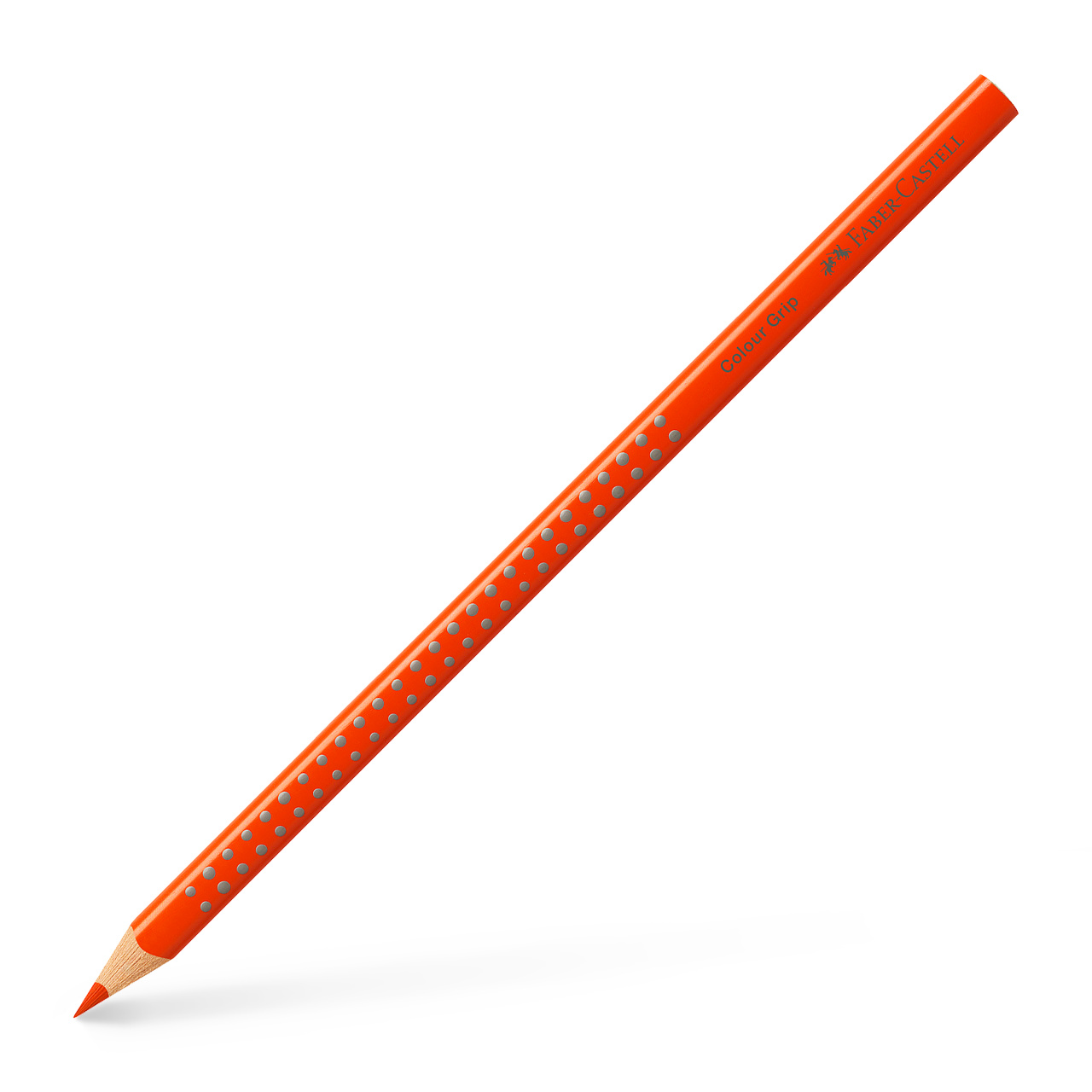 Creion Colorat Grip Portocaliu Faber-castell