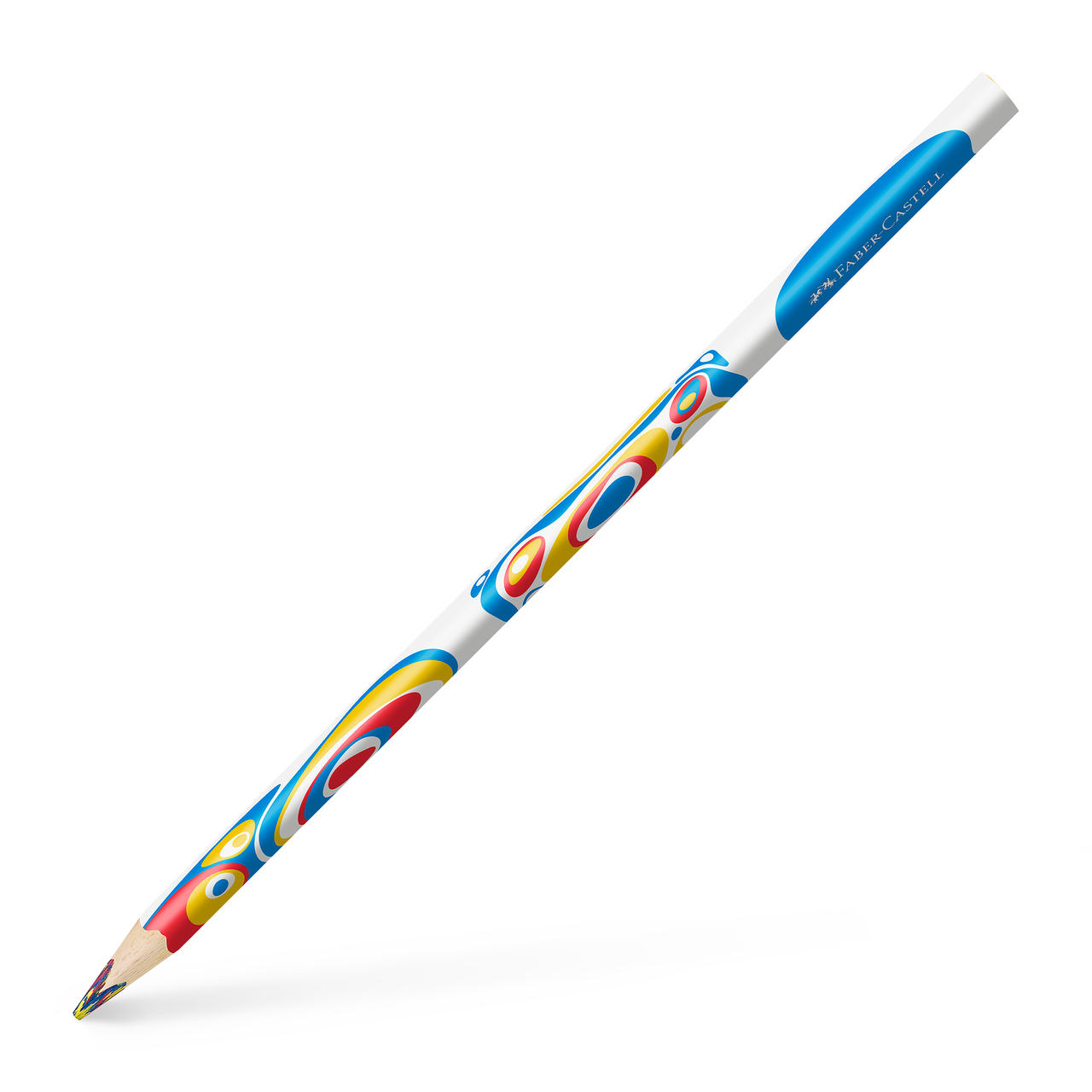 Creion Colorat Multicolor Rosu-galben-albastru Faber-castell